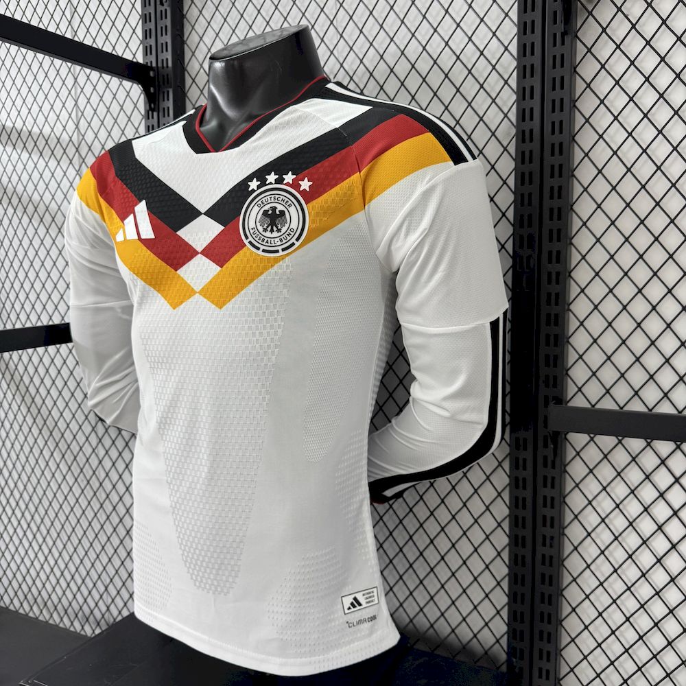 Men's Germany 2026 World Cup Home Long Sleeve Jersey Player Version