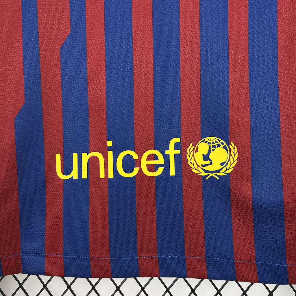 Barcelona 2011/12 Retro Home Long Sleeves Jersey