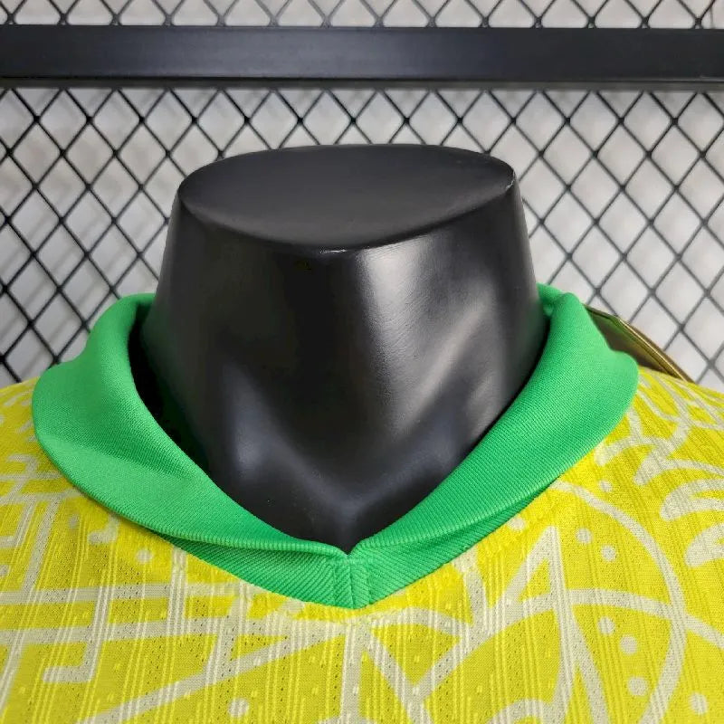 Men's Brazil 2024/25 Player Home Long Sleeve Jersey