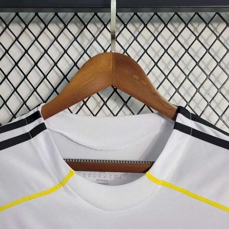 Real Madrid 2009/10 Retro Home Long Sleeves Jersey