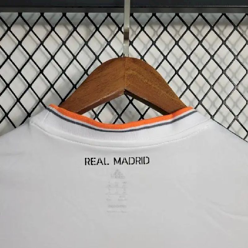 Real Madrid 2013/14 Retro Home Long Sleeve Jersey