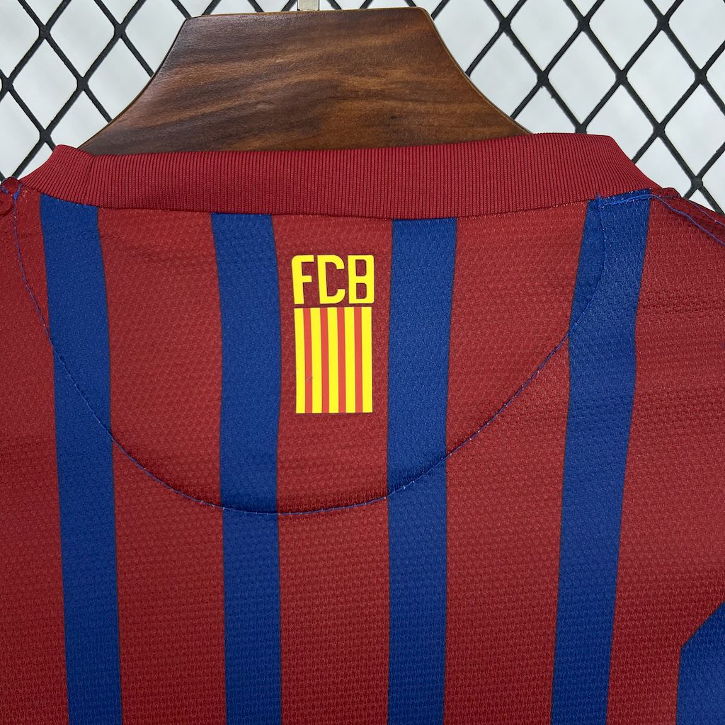 Barcelona 2011/12 Retro Home Long Sleeves Jersey