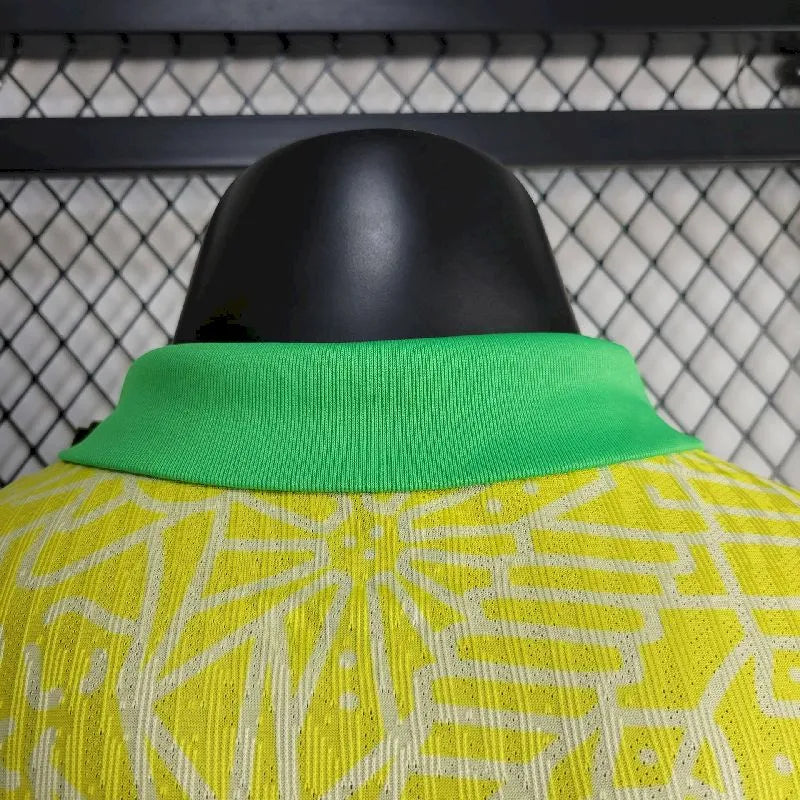 Men's Brazil 2024/25 Player Home Long Sleeve Jersey