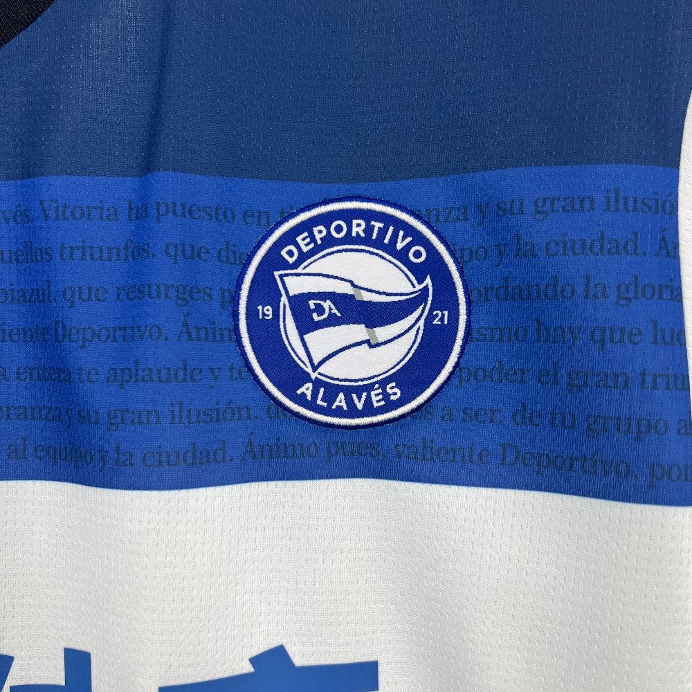 Men’s Deportivo Alaves 2025/26 Fan Away Jersey