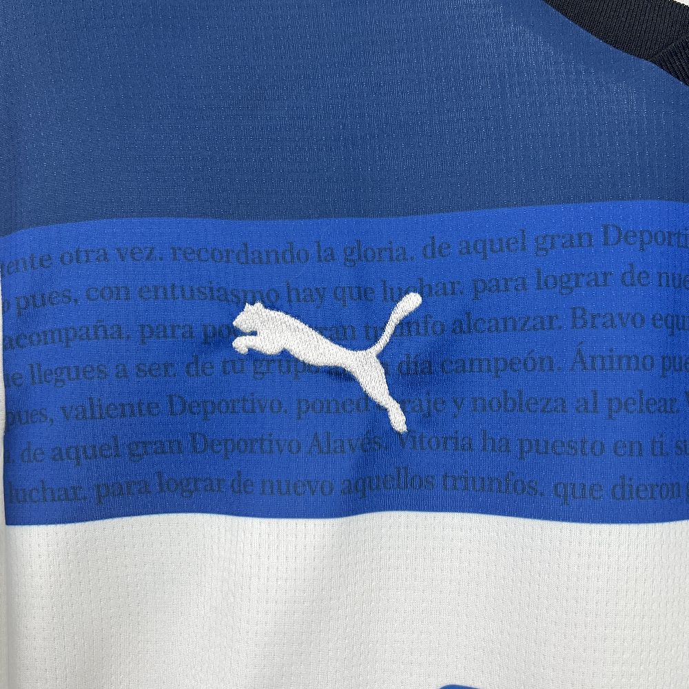 Men’s Deportivo Alaves 2025/26 Fan Away Jersey