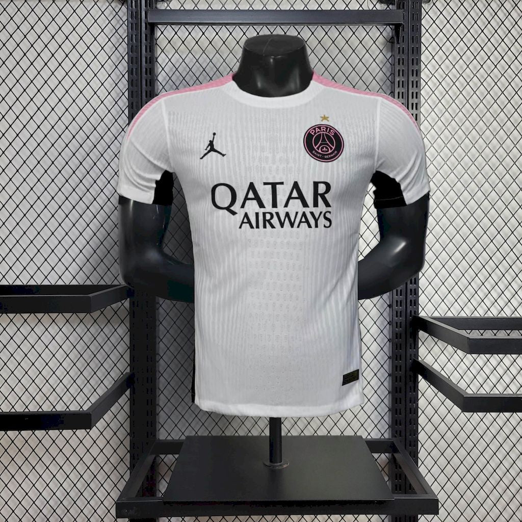 Men's Paris Saint-Germain 2025/26 Player White Jersey