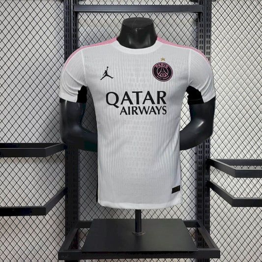Men's Paris Saint-Germain 2025/26 Player White Jersey
