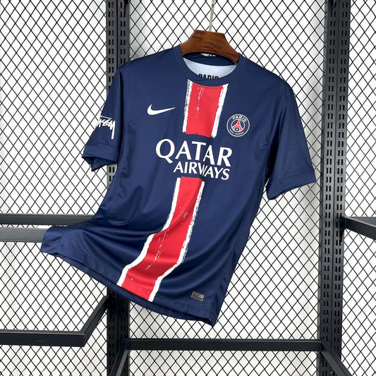 Men's Paris Saint-Germain 2024/25 Home Stussy Jersey
