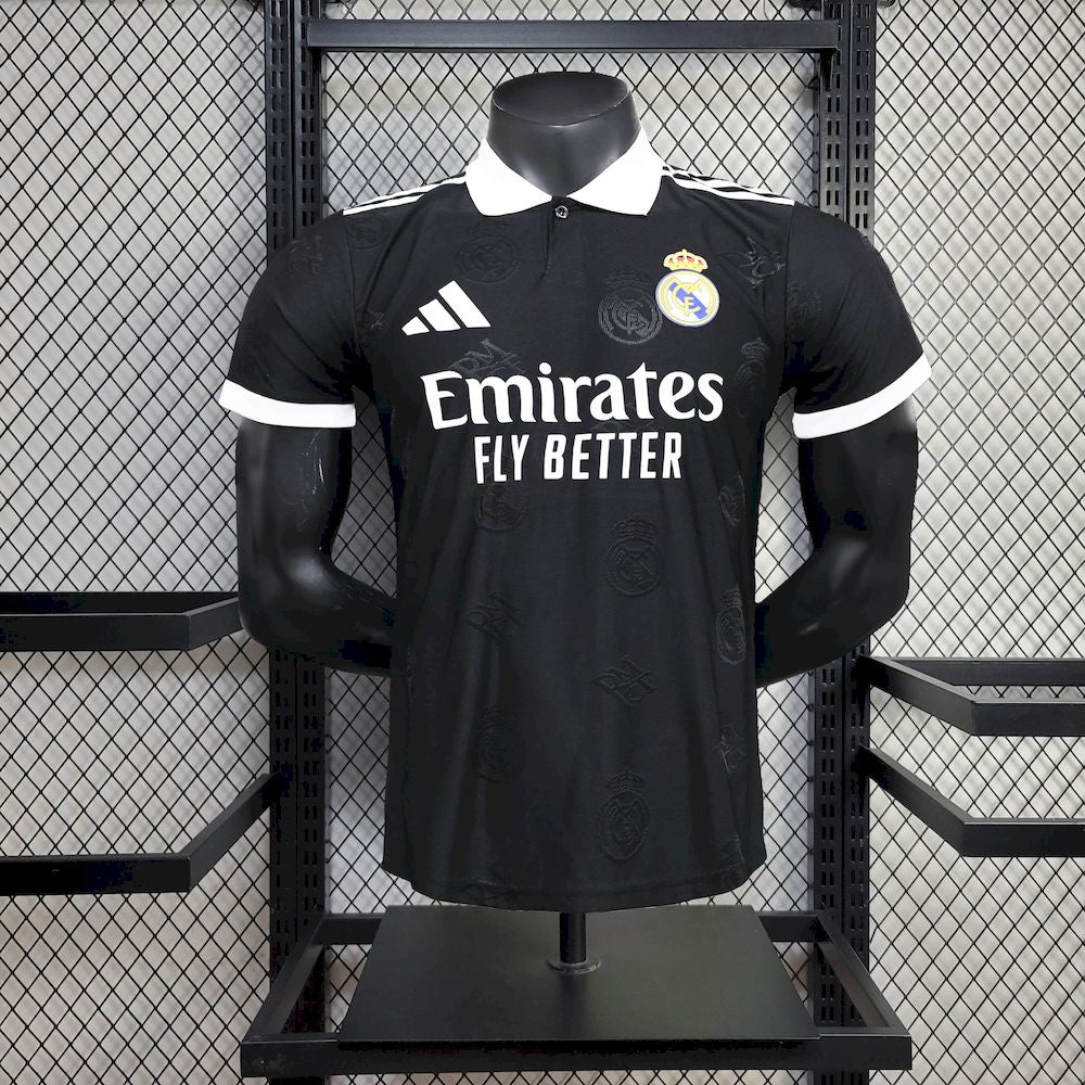 Men’s Real Madrid 2025/26 Player Black Special Edition Jersey