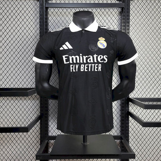 Men’s Real Madrid 2025/26 Player Black Special Edition Jersey