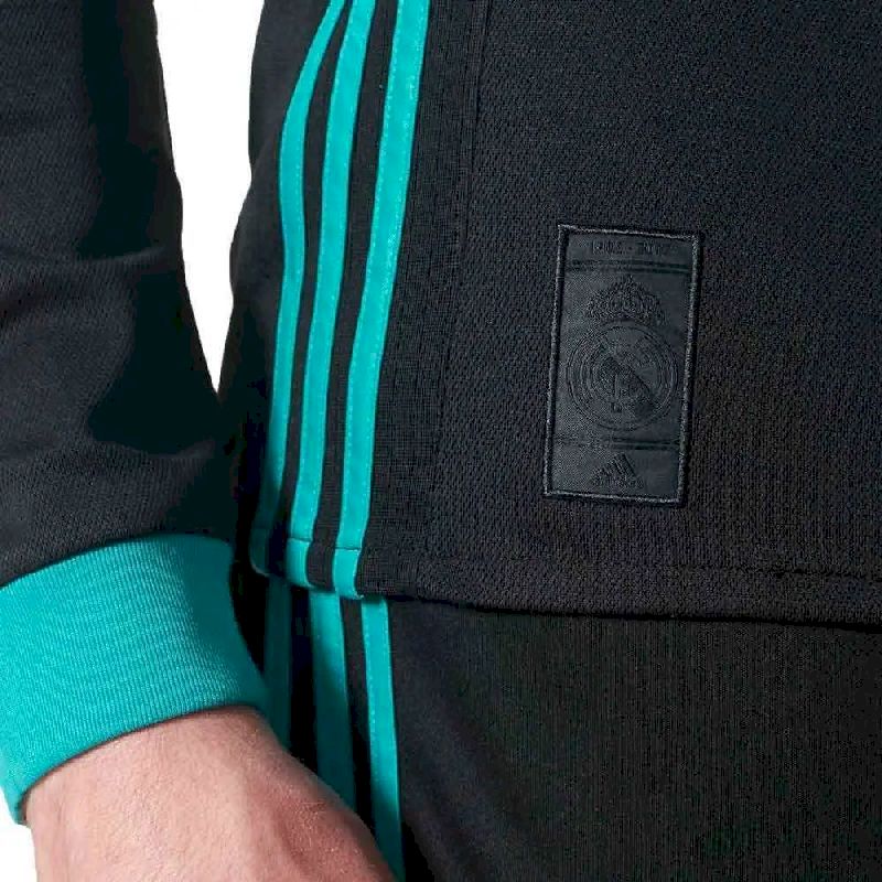 Real Madrid 2017/18 Retro Away Long Sleeves Jersey