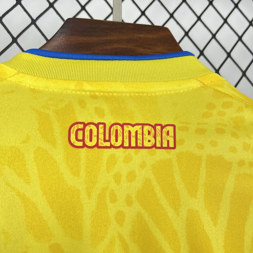 Men's Colombia 2026 World Cup Home Long Sleeve Jersey