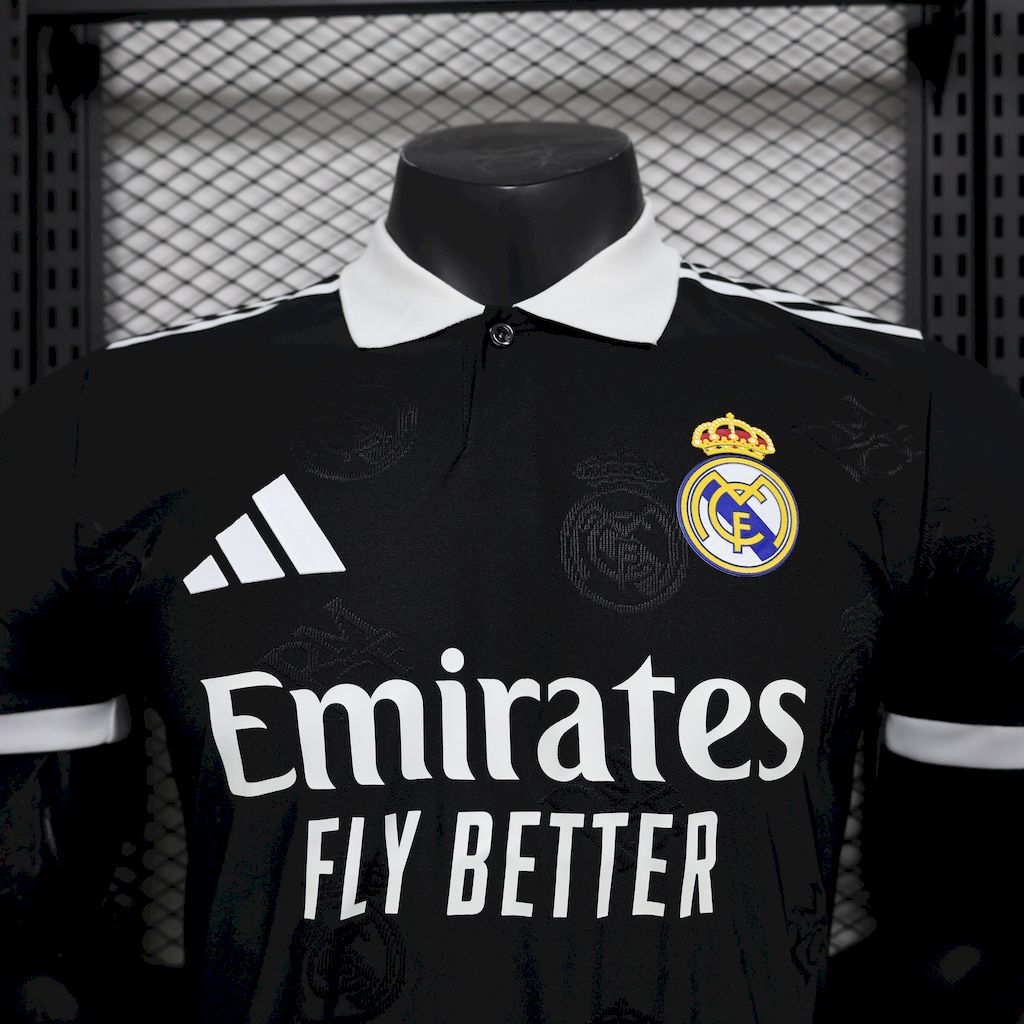 Men’s Real Madrid 2025/26 Player Black Special Edition Jersey