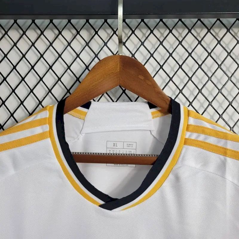 Men's Real Madrid 2023/24 Fan Home Long Sleeves Jersey