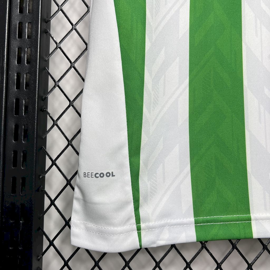 Men’s Real Betis 2024/25 Fan With Sponsors And Patch Home Jersey