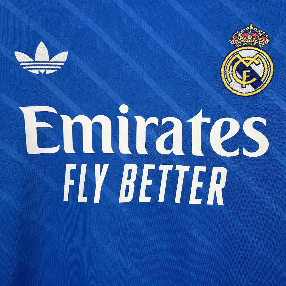 Men’s Real Madrid 2025/26 Fan Third Long Sleeves Jersey