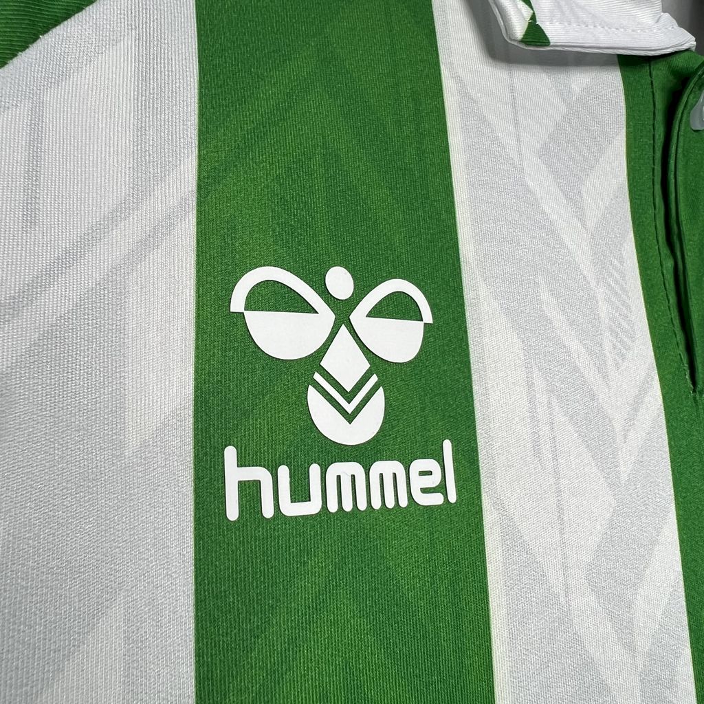 Men’s Real Betis 2024/25 Fan With Sponsors And Patch Home Jersey