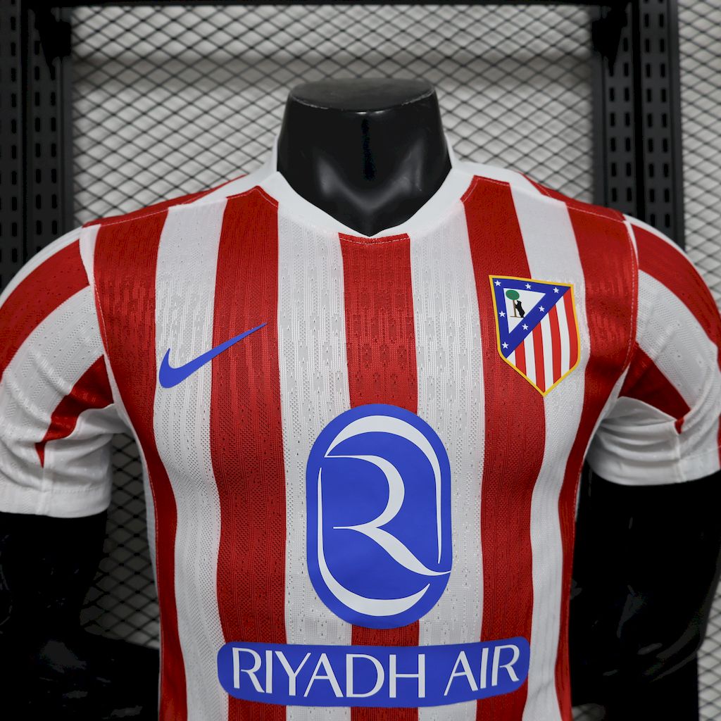 Men’s Atletico Madrid 2025/26 Player Home Jersey