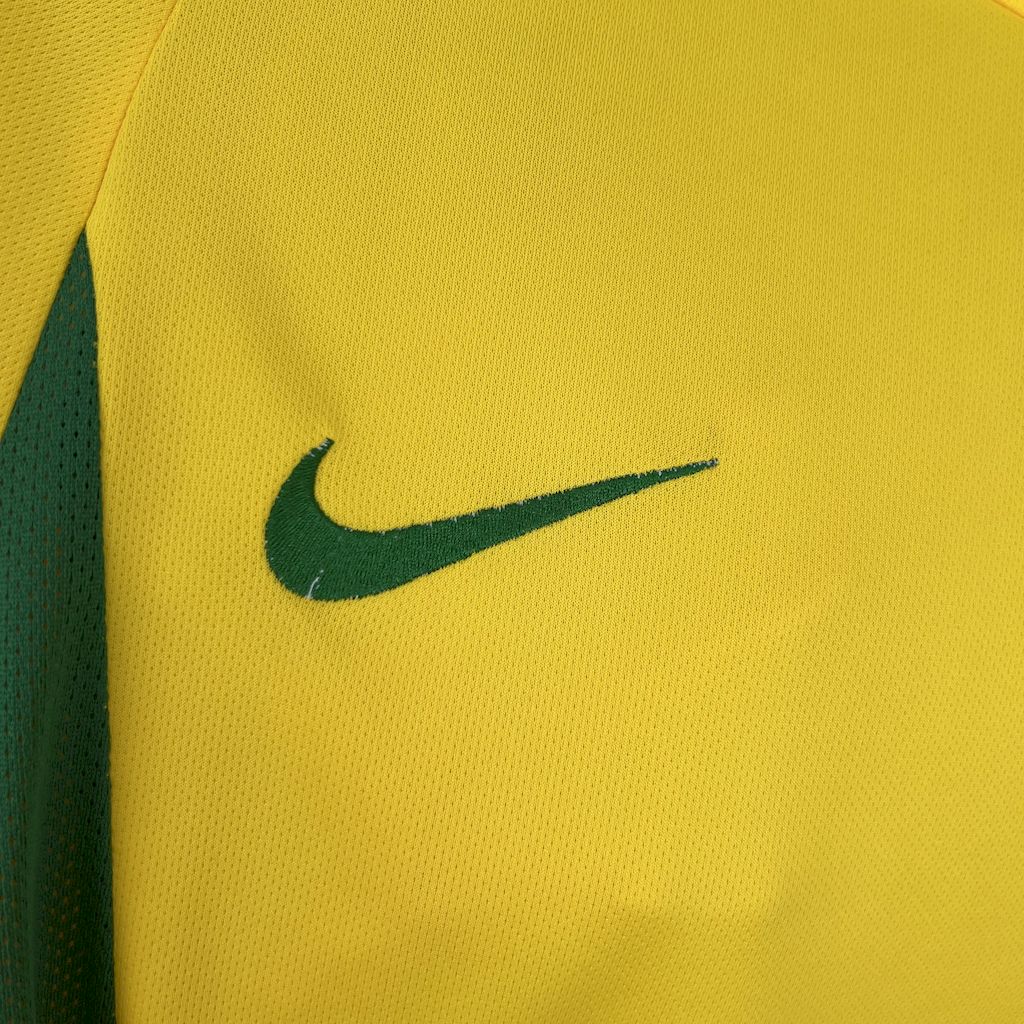 Brazil 2002 retro Home Jersey