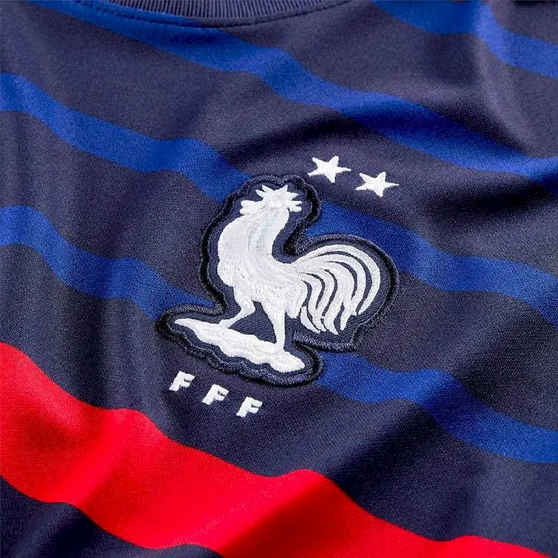 Mens France 2021 Home Jersey - Image 2
