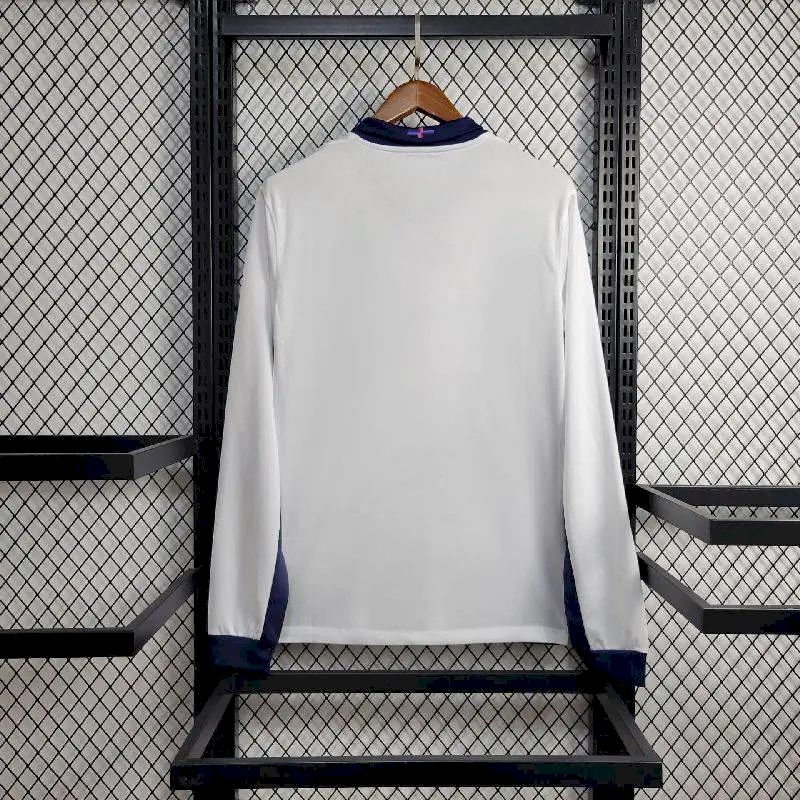 Mens England 2024/25 Home Long Sleeve Jersey - Image 2