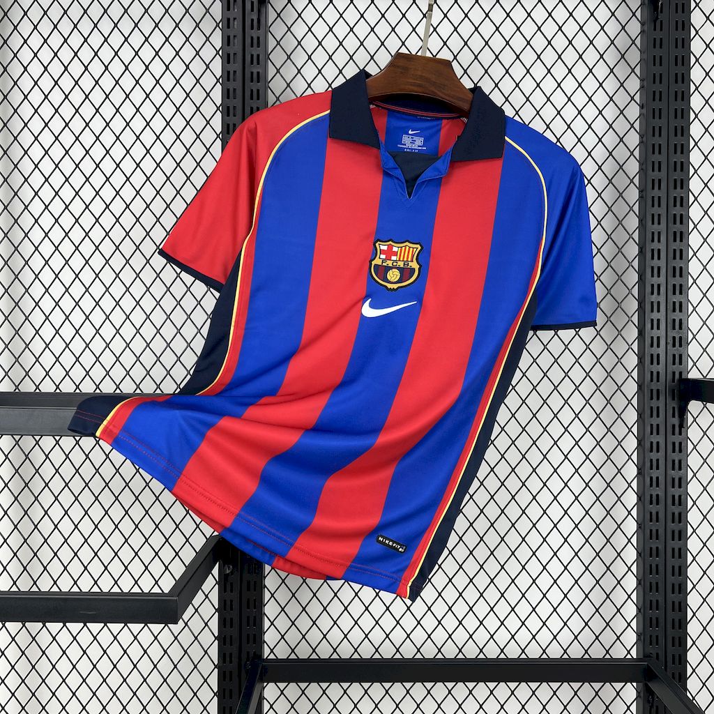 Barcelona 2001/02 Retro Home Jersey