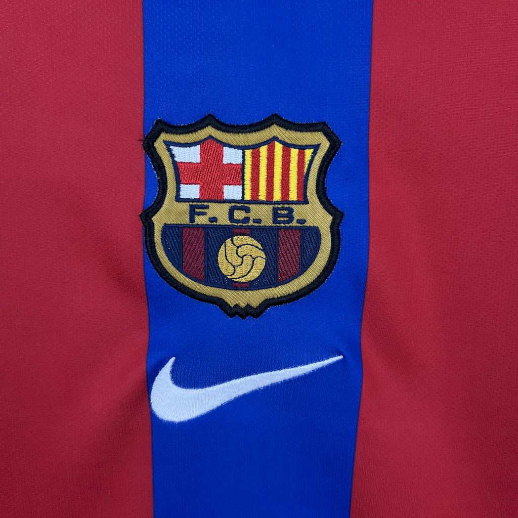 Barcelona 2001/02 Retro Home Jersey