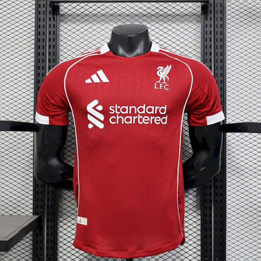 Men’s Liverpool 2025/26 Player Home Jersey