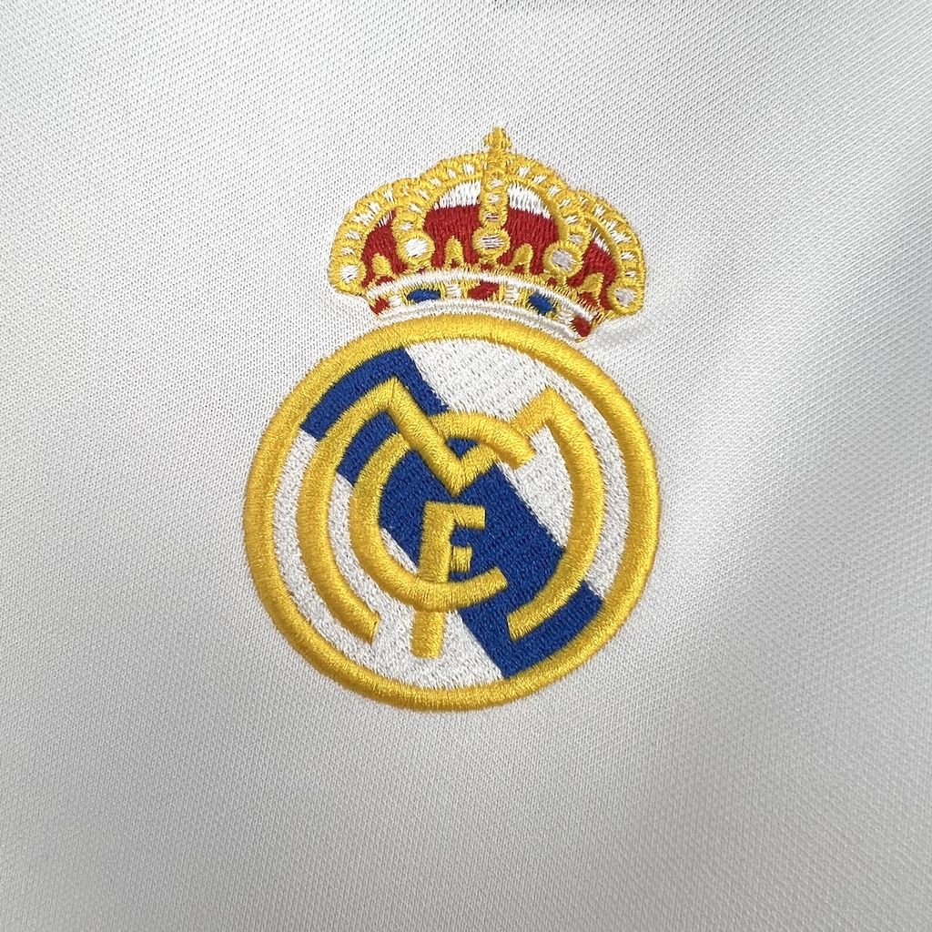 Real Madrid 2001/02 Retro Home UCL Jersey