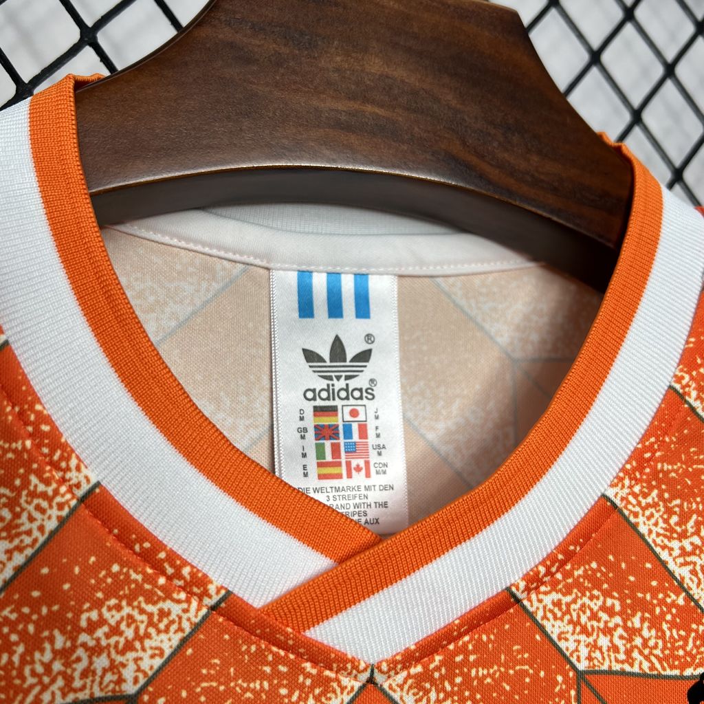 Netherlands 1988 Retro Home Jersey