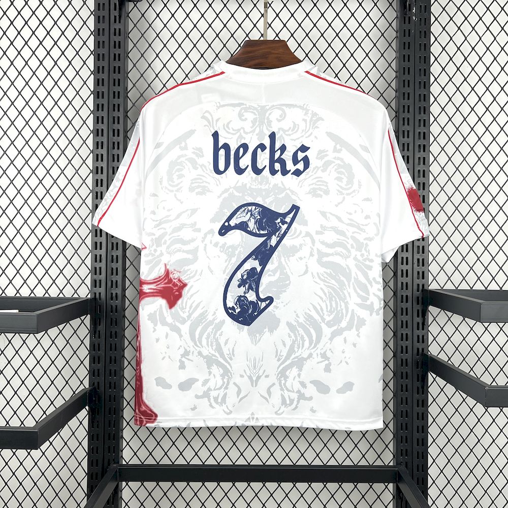 Mens England 2025 Becks #7 Special Jersey - Image 2