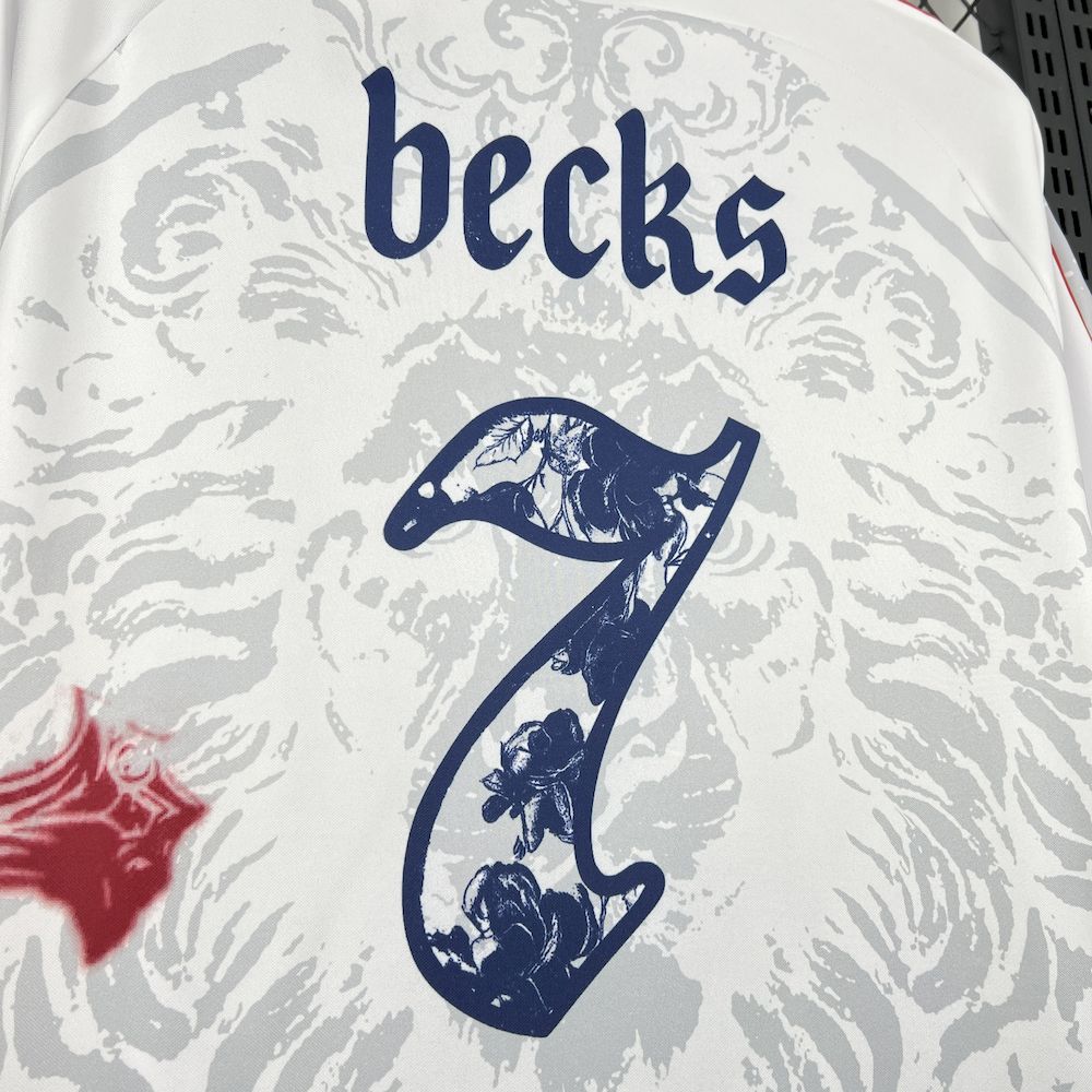 Mens England 2025 Becks #7 Special Jersey - Image 7