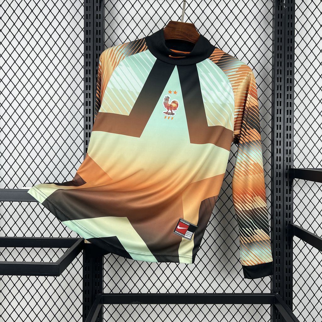 Mens France 2026 Hollywood Goalkeeper Long Sleeve Jersey - Image 1