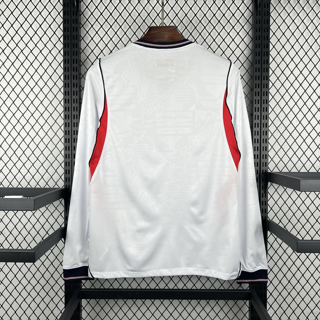 Mens England 2026 World Cup Home Long Sleeve Jersey - Image 2