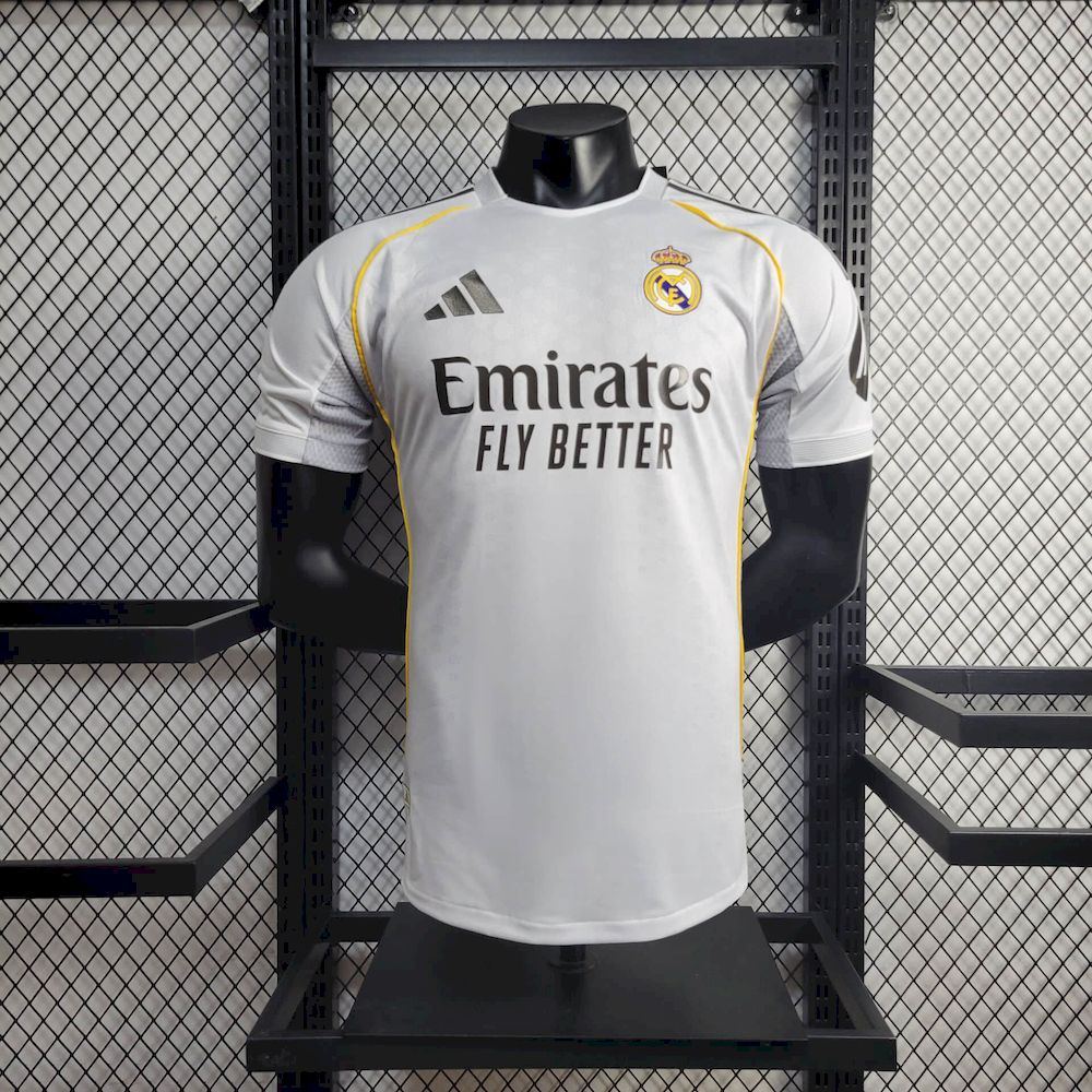 Men’s Real Madrid 2025/26 Player Home Jersey