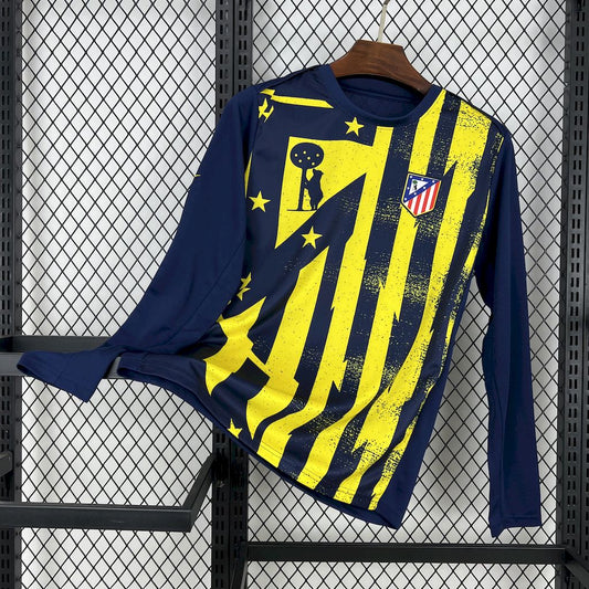 Men’s Atletico Madrid 2025/26 Pre-match training Long Sleeves Jersey