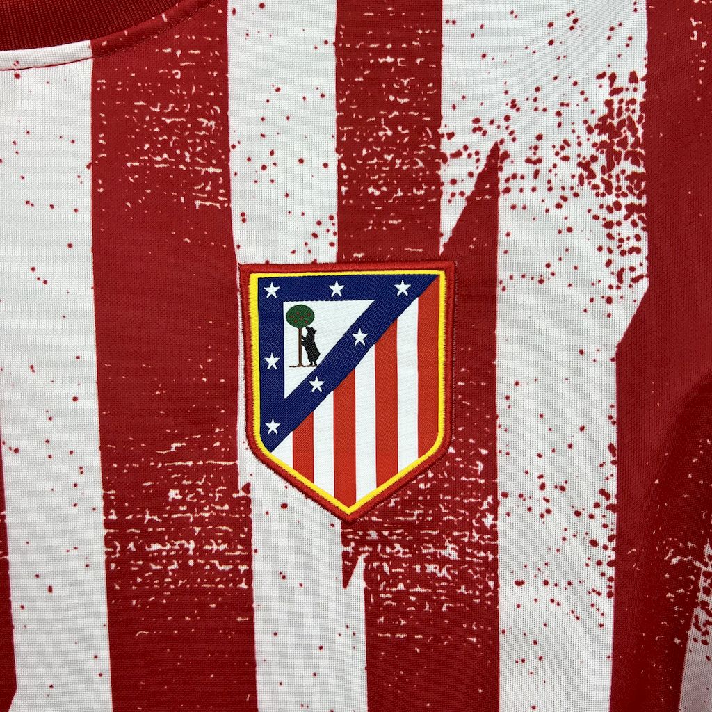 Men’s Atletico Madrid 2025/26 Pre-Match training Long Sleeves Jersey